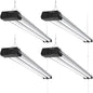 Barrina BS42a 4FT LED Shop Light for Garage, 42W, 5000K, 4800LM, Linkable Plug in Light Fixture, Workshop, Hanging or Flush Mount, Concealed Wiring Design, Pull Chain Switch, Heat Dissipation, 4 Packs - size: 4 Packs