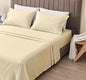 Great Bay Home 3-Piece Twin Taupe Microfiber Sheet Set - Ultra-Soft, Brushed Bedding Sheets & Pillowcases - Wrinkle & Fade Resistant, All-Season Bed Sheets for Bed (Twin, Natural) - color: 26 - Natural, size: Twin