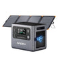 AFERIY P280 Portable Power Station 2800W with 200W Bifacial Solar Panel | UPS 2048Wh LiFePO4 Battery,Expandable to 10kWh,1800W AC Charging Less 38 mins,for Home Use,Camping,and RVs - color: 2800W Power Station-D
