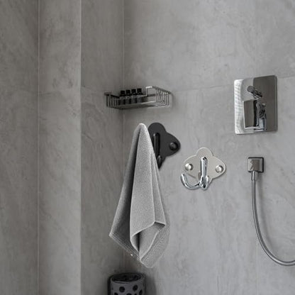 Multi Purpose Wall Mount Hooks Easy Installation Stainless Steel Hangers for Organizing Towels Utensils Clothes Space Saving Wall Hooks