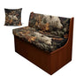 Bear Camo Print RV Dinette Cushion Covers Washable Sofa Furniture Protector Stretch RV Couch Covers Include 1 Backrest Cover 1 Bench Cover and 1 Pillowcase - color: Bear Camo