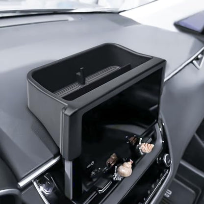 RUNROAD Dashboard Organizer Tray Compatible with Toyota Corolla 2019-2026 and Corolla Cross 2022-2026 Accessories, Dash Board Behind Screen Storage Box Coin Holder (ONLY Fit 8-inch Touch Screen)