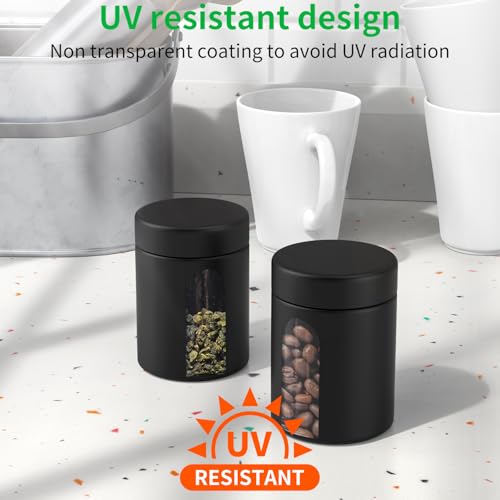 Glass Storage Jar (6 oz), 3 Pack Premium Smell Proof Visual Container with Child Resistant Cap, Small Waterproof Bottle Multipurpose Container for Coffee Teas Herbs Spices(180ml) - size: 3 Pack 6 oz
