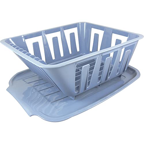 Valterra A77002 Blue Mini Dish Drainer Set - color: Blue