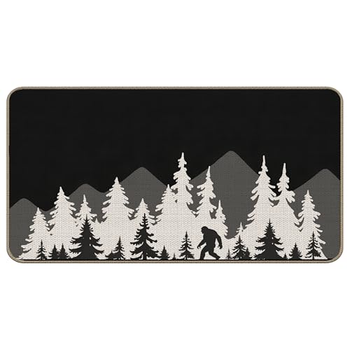 Funny Camping Camper Door Mat 17 x 30,Rv Camper Must for Outside,Outside Rv Mat,Bigfoot Sasquatch Welcome mat Gifts for Women - color: 06color