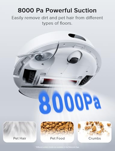 roborock Q7 L5 Robot Vacuum and Mop Combo, 8,000Pa Suction, Upgraded from Q5 Pro, Dual Anti-Tangle System, LiDAR Navigation, No-Go Zones, Self-Charging Robotic Vacuum Cleaner, White - color: White02