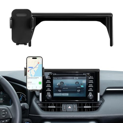 Car Phone Holder Fit for 2019-2025 Toyota RAV4 Accessories Phone Mount 7/8-inch Screen Fixed Clip, Cell Phone Automobile Cradles Hands-Free 360 Degree Rotation Not Affect Air Vent - size: 2019-2025 Toyota RAV4