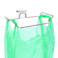 OYSIR Large Stainless Steel Trash Bag Holder for Kitchen Cabinets Doors and Cupboards, Under Sink Bag Holder, Garbage Bag Holder, Space Saving Waste Can, Hanging Kitchen Trash Cans