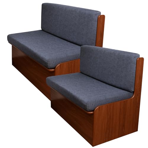 CRFATOP 4 Pieces RV Couch Covers for Sofa Bed Printed Large Camper Cushion Slipcover Stretch 3 Seat Rv Dinette Cushion Furniture Protector for Jackknife Sleeper Sofas, 2 Backrest & 2 Bench Cover,D05 - color: Color D05, size: 2 Set