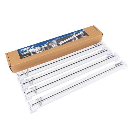 4-Pack Magnetic Tool Holder Strip - 19.7" Wall-Mount Organizer for Garage, Workshop, Workbench & Van Storage