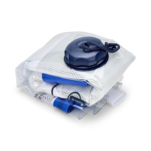 Portable Travel Washing Machine - Waterproof, multi-use Dry Bag for Washing Laundry On the Go. Weighs Under 12 Oz | Folds Easily | Use for Camping, Travel, RV, and Backpacking | Clear sturdy material to enable various uses