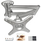 Bedside Shelf Wall Mounted Side Table Folding Brackets,Floating Nightstand Retractable Folding Hinges,Wall Mount Tea Table Bracket,Suitable for Living Room,Bedroom,Study,Bathroom,etc