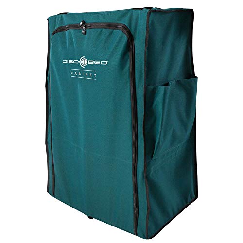 Disc-O-Bed 3-Shelf, 6-Compartment Hanging Zippered Cabinet for Cam-o-Bunks, Green