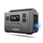 AFERIY Portable Power Station 800W Peak/400W Rated,45min Fast Charging, 80000mAh/256Wh LiFePO4 Battery, 10ms UPS, Solar Powered Power Bank with AC Outlet 120V for Camping, Outdoor, Emergency,Home Use - color: A
