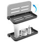 LOQJSS RV Aluminum Foldable Shelf,90° Foldable Wall Shelf RV Shelves Aluminum RV Shelf,Wall-Mounted Folding Shelves,for Camper, Trailer Bed, Kitchen and Sofas