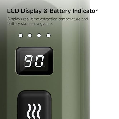 HIBREW H4C Classic - Portable Electric Espresso Machine, USB-C Rechargeable Coffee Maker with Removable Battery, Compatible with Ground Coffee & NS Capsules, Travel & Home(Green) - color: Green