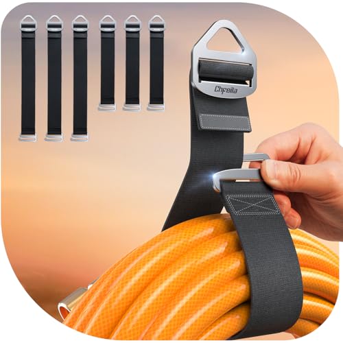 6 Pack [1s Auto Lock] Extension Cord Holder Organizer Extension Cord Hanger for Garage Storage and Organization Garden Hose Storage, Garage Gadgets for Men - size: 6-Pack (3*14"/3*18")