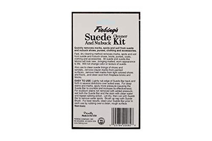 Fiebing's Suede & Nubuck Cleaner Kit - Remove Stains & Clean Shoes Boots Bags Coats, More - size: 1 Count (Pack of 1)