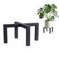 Plant Stand Indoor Outdoor, Heavy Duty Metal Plant Pot Holder, Mid Century Modern Planter Stands, Floor Flower Pot Holder, Fit 5-15 Inches Pots (Black, Fit 5-15 inch pots) - size: Fit 5-15 inch pots