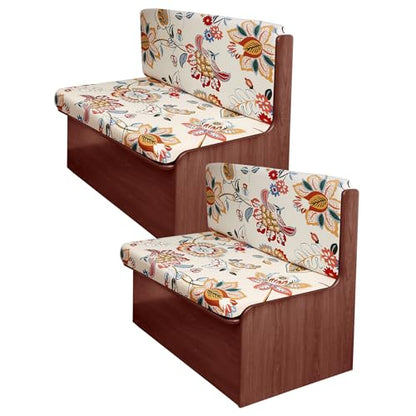 FUANGUI RV Dinette Cushion Covers - Stretch Camper Cushion Booth Seats Replacement - Washable Sofa Furniture Protector (B1, 2 Bench & 2 Backrest Covers) - color: B1