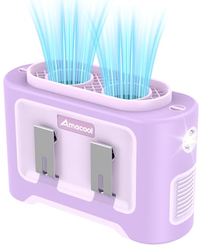 14500mAh Portable Waist Fan, Mothers Day Gifts for Mom Wife Women, Shirt Wearable Belt Clip on Fan for Hot Flash Relief Outdoor, Rechargeable Full Body Cooling, Travel Hiking Camping Essentials 2026 - color: Lavender