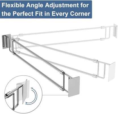 RV Adjustable Refrigerator Tension Rods Bars 12.5-22.3" | Essential RV Camper Fridge & Cabinet Accessories, Travel Trailer Tension Rods, Stainless Steel (4 Pack) - style: 4 Pack