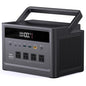 DARAN 1000W Portable Power Station, 576Wh Backup Battery & Solar Generator w/ 4 AC Outlets (Surge 2000W), 100W USB-C, LiFePO4 for Camping, Road Trips, RV & Emergency - color: Fog black