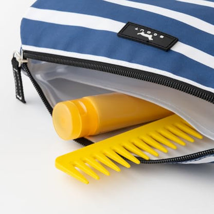 SCOUT Packin' Heat Toiletry Bag - Makeup, Toiletry & Cosmetic Bag, Fits Full Size Items, Inside Pocket, Water-Resistant, Zips Closed - color: Nantucket Navy