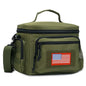 ATRIPACK Lunch Box for Men, Tactical Lunch Bag MOLLE Webbing Leakproof Insulated Large Lunch Cooler Women Adult Meal with Adjustable Shoulder Strap Durable Lunch Pail (Green) - color: Green, size: Medium
