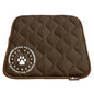 Paw Inspired Washable Padded Crate Mats for Dogs | 23" x 17" Pad, Fits 24-inch Kennels | Leakproof, Waterproof Bottom, Plush Pet Beds (Dark Brown) - color: Dark Brown, size: 24 Inch