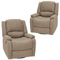 RecPro Charles Collection | 30" Zero Wall RV Recliner | Wall Hugger Recliner | RV Living Room (Slideout) Chair | RV Furniture | RV Chair | Cloth (Oatmeal, 2 Chairs) - color: Oatmeal, size: 2 Chairs