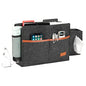 Surblue Bedside Caddy Felt Storage Organizer Hanging Bag with Tissue Box and Water Bottle Pocket for Mattress, Sofa, Bunk Bed, Dark Gray - color: Dark Gray