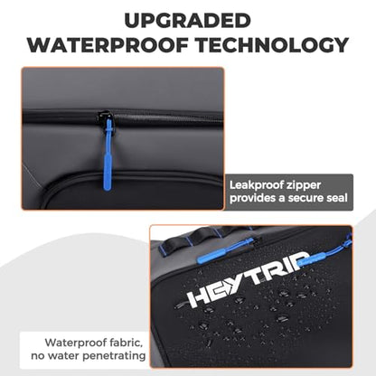 Heytrip Backpack Cooler 36/54 Cans, Insulated Portable Large Leakproof Waterproof Cooler Bag, 20 Hours Cold Retention for Lunch Camping Travel Beach Picnic - color: Gray - 36 Cans