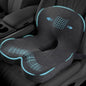 Car Seat Cushion, Memory Foam Driving Cushion with Adjustable Strap, Ergonomic Pad for Car & Semi Truck, Office Chair Cushion for Sciatica & Lower Back Pain Relief, Dark Gray - color: Dark Gray