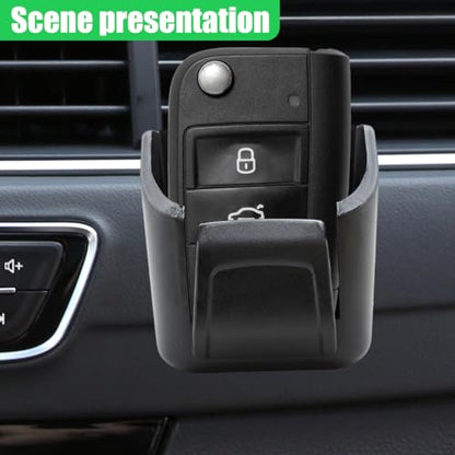 Car Key Organizer, Multifunctional Automotive Dashboard Storage Box with Strong Sticker, Universal Vehicle Interior Key Fob Holder for Phone, Eyeglasses, Card (1PC) - size: 1PC