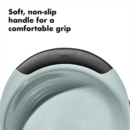 OXO Good Grips 3-Piece Plastic Mixing Bowl Set - Cadet Blue, Tower Gray, Jade, Small, Medium, Large - color: Cadet Blue/Tower Gray/Jade, size: Small, Medium, Large