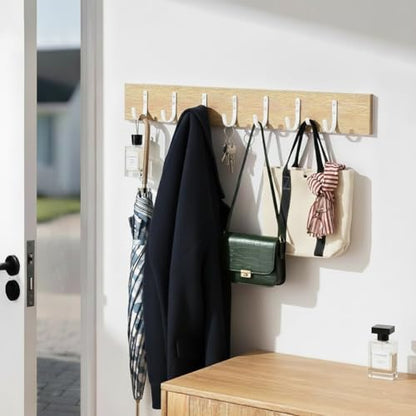 4 Pack Wall Hooks，Metal Hooks Hold up to 22 LB，Hooks Wall Mount for Hanging Towel/Coat/Bag/Keys/Cups，Ideal for Bathroom，Outdoor，Closet，Kitchen, Garage, White - color: White