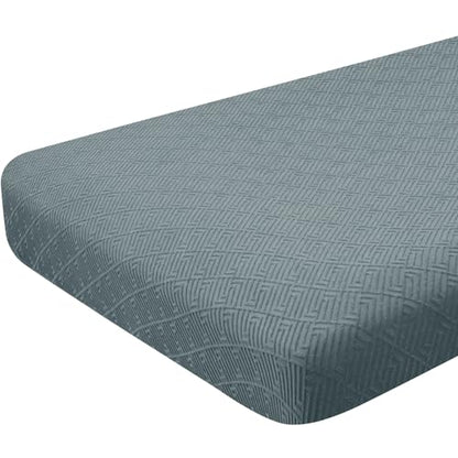 ZNSAYOTX Stretch Cushion Covers Sofa Loveseat Cushion Couch Seat Covers Slipcovers Soft Replacement Unique Pattern Furniture Protector with Elastic Bottom (Light Gray, 1 Pc 2-Seat Cushion Cover) - color: Light Gray, size: 1 Cushion Loveseat