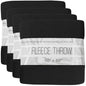 (24 Pack) Bulk Fleece 50x60 Throw Blankets for Wedding Favors, Homeless Women, Men, Homes, Bed, Sofa, Couch, Office, Pet Blankets, Travel | Soft Warm Lightweight Throw Blankets in Bulk (Black) - color: Black
