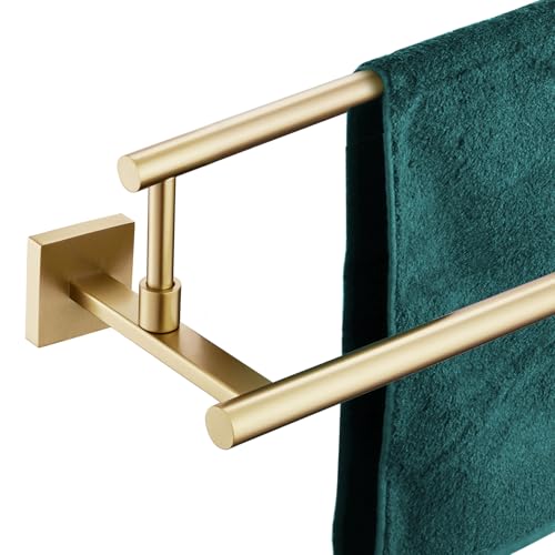 KOKOSIRI Hand Towel Bar 20 Inch Bath Towel Holder Bathroom Racks 50CM for Cabinet Kitchen Rails Brushed Gold Stainless Steel B5009BG-L20 - color: Brushed Gold, size: 20-Inch