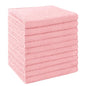 UNIMADE Washcloths Bulk - 10 Pack - Face Towels (12" x 12"), Highly Soft Wash Cloths and Hand Towels, Fast Drying Multi-Purpose Microfiber Cleansing Cloths for Bathroom, Hotel, Spa, and Salon - Pink - color: Pink, size: 10Pack