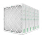 Mann+Hummel 16x20x4 MERV 8 Pleated HVAC AC Furnace Air Filters. Case of 6. (Exact Size: 15.5 x 19.5 x 3.75 Inches) - style: 16 x 20 x 4