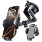 VANMASS [True Military-Grade Car Phone Holder [Best Suction & Clip] Cell Phone Mount for Dashboard Windshield Vent Wall,Truck Cradle Dash Stand for iPhone 15 Pro Max 14 13 12 Android,Light Black - color: Black