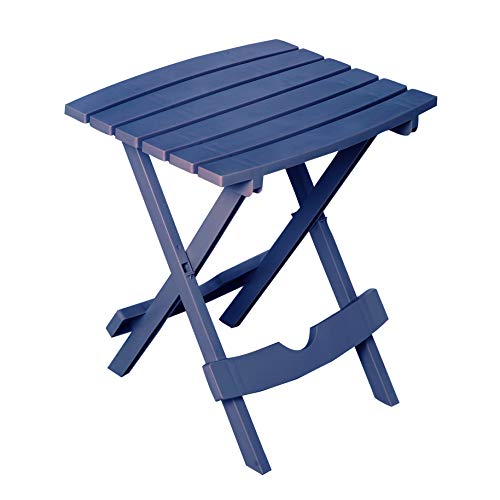 Adams Manufacturing 8510-36-3700 Quick-Fold Side Table, Patriotic Blue - color: Patriotic Blue, size: 17.37 inches x 15.25 inches x 19.75 inches