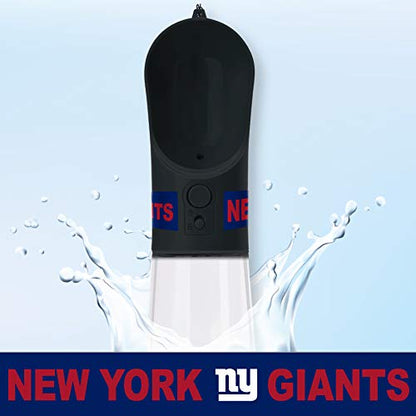 Dog Water Bottle. NFL New York Giants PET Water Bottle. Best Cat Water Bottle. Water Fountain Dispenser for Dogs & Cats. - color: New York Giants