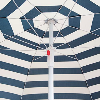 Stansport Picnic Table and Umbrella Combo - Brown