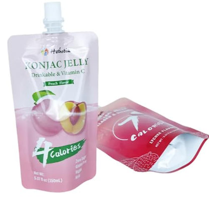 1000 Pcs Food Grade Custom Logo Flasks, Portable Juice Beverage Packaging with Spout Bags, Reusable Plastic Stand up Liquid Drink Pouches - color: Custom Size