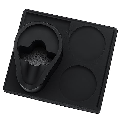 Normcore Espresso Compact Tamping Station - Barista Tamping Mat - Anti Slip Corner Tamping Mat - Compact Coffee Tamper Holder Pad - Espresso Accessories Tool - Food Grade Non-Slip Silicone