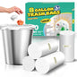 Medium 8 Gallon Trash Bags Unscented, 0.94 Mil, Clear, 120 Count | 30 Liter Garbage Bag, Plastic Waste Basket Can Liners, Thick, Leakproof, Tear Resistant, for Bathroom Office Kitchen Bulk - color: Clear-8 Gal-120