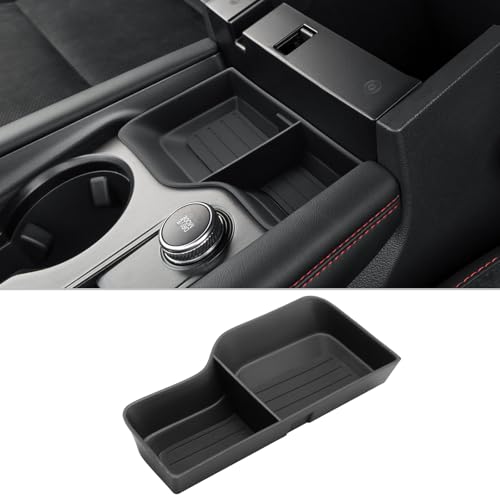 CDEFG for 2026 Ford Explorer Center Console Organizer for 2025 2026 Explorer (Active/ST-Line/Tremor/Platinum/ST) Accessories Middle Console Front Armrest Storage Box - color: for 2026 Explorer